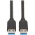 USB 3.2 Gen 1 SuperSpeed A/A Cable (M/M), Black, 6 ft. (1.83 m)