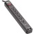 Safe-IT 6-Outlet Surge Protector - 2 USB Ports, 10 ft. Cord, 5-15P Plug, 990 Joules, Antimicrobial Protection, Black