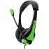 Avid Education AE-36 Headset with Noise Cancelling Microphone and 3.5mm Plug, Green