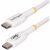 StarTech.com 3ft White USB-C Charging Cable, USB-IF Certified USB C Cable, 240W PD EPR, USB 2.0 Type-C Laptop Charger Cord, TPE Jacket