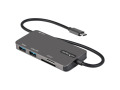 StarTech.com USB C Multiport Adapter, USB-C to 4K HDMI, 100W PD Pass-through, SD/MicroSD, 3xUSB 3.0, USB Type-C Mini Dock, 12" Long Cable