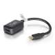 C2G 8in Mini DisplayPort to HDMI Adapter Converter for Laptops and Tablets - M/F Black