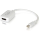 C2G 8in Mini DisplayPort to HDMI Adapter Converter for Laptops and Tablets - M/F White