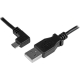 StarTech.com Micro-USB Charge-and-Sync Cable M/M - Left-Angle Micro-USB - 24 AWG - 0.5 m