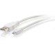 C2G 6ft USB 2.0 A to Micro-USB B Cable White - 6'' USB Cable