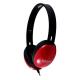 HamiltonBuhl Primo Stereo Headphones, Red