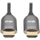 8K HDMI Plenum-Rated Fiber Active Optical Cable (AOC) - 8K UHD @ 60 Hz, HDR, M/M, Black, 25 m