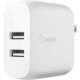 Belkin BOOST↑CHARGE Dual USB-A Wall Charger 24W