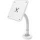 Tablet Kiosk Flexible Arm Mount - White