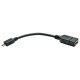 Micro USB to USB OTG Host Adapter Cable, 5-Pin Micro USB B to USB A M/F, 6-in.