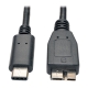 USB 3.1 Gen 2 (10 Gbps) Cable, USB Type-C (USB-C) to USB 3.0 Micro-B (M/M), 3 ft.