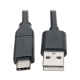 USB Type-A to USB Type-C Cable (M/M) - 2.0, 3A Rating, USB-IF Certified, Thunderbolt 3, 13 ft.