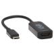 USB-C to 4K 60Hz HDMI Adapter, HDR, DP 1.4 Alt Mode, HDCP 2.2, Black