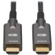 High-Speed Armored HDMI Fiber Active Optical Cable (AOC) - 4K @ 60 Hz, HDR, 4:4:4, M/M, Black, 10 m