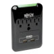 Protect It! 3-Outlet Surge Protector, Direct Plug-In, 540 Joules, 2.1 A USB Charger, Diagnostic LED