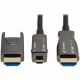 Eaton Tripp Lite series 8K HDMI Fiber Active Optical Cable (AOC) - 8K UHD @ 60 Hz, HDR, Detachable Connector, M/M, Black, 40 m (131 ft.)