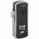 Eaton Tripp Lite Series Protect It! 2-Outlet Travel-Size Surge Protector - 5-15R Outlets, USB-C and USB-A Ports, 5-15P Input, Black