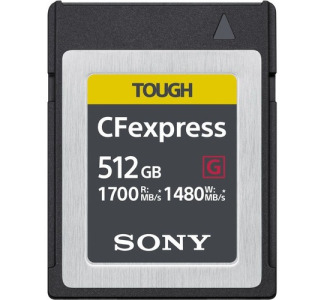 Sony TOUGH CEB-G512 512 GB CFexpress Card Type B - 1 Pack