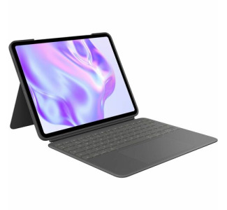 Logitech Combo Touch iPad Pro 13-inch (M4)(2024) Keyboard Case - Detachable backlit keyboard with kickstand, comfortable typing, multi-use mode - Graphite