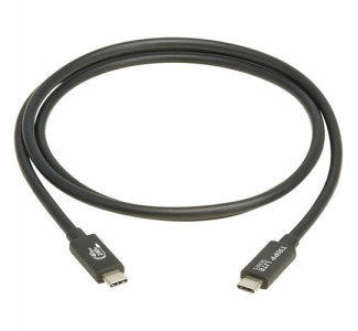 Eaton Tripp Lite series USB4 40Gbps Cable (M/M) - USB-C, 8K 60 Hz, 240W PD Charging, Black, 1.2 m (4 ft.)