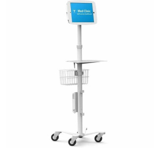 Compulocks iPad Medical Rolling Kiosk - Rise Freedom