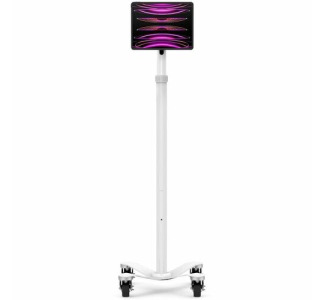 Compulocks Medical Rolling Cart with Invisible Universal Tablet Mount - Rise Freedom