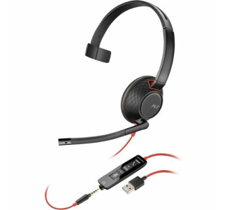 Poly Blackwire 5210 Monaural USB-A Headset TAA (Bulk)