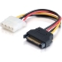 C2G 6in 15-pin Serial ATA Male to LP4 Female Power Cable