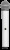 Handle for BLX2/SM58/BLX2/B58 Microphone Transmitter, White