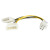 6-inch LP4 to 6-pin PCI Express Video Card Power Cable Adapter