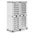 Modular Classroom Storage Cabinet - 4 stacked modules with 24 small bins