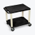 26"H AV Cart - Two Shelves - Putty Legs