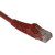 Cat6 Gigabit Snagless Molded Patch Cable (RJ45 M/M) - Red, 6-ft.