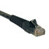 Cat6 Gigabit Snagless Molded Patch Cable (RJ45 M/M) - Black, 100-ft.