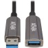 USB 3.2 Gen 1 CL3-Rated Fiber Active Optical Cable (AOC) - Extension/Repeater, A/A M/F, Black, 20 m