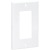 Tripp Lite Single-Gang Faceplate, Decora Style - Vertical, White