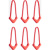 WORRYLESS Zipper Puller Red