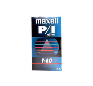 Maxell T60 Plus P/I Video Tape-VHS