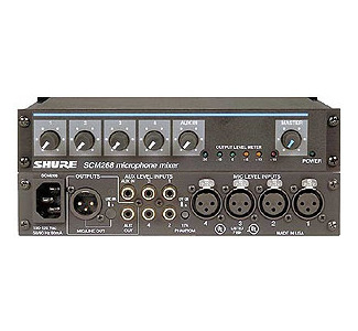 Ongewapend vastleggen thema SHURE 4-Channel Mic/Line Mixer with Phantom Power | Camcor