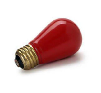 Master 6 Watt Red Safelight JR Bulb