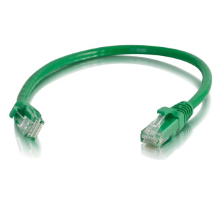 C2G 6in Cat6 Snagless Unshielded (UTP) Network Patch Cable - Green