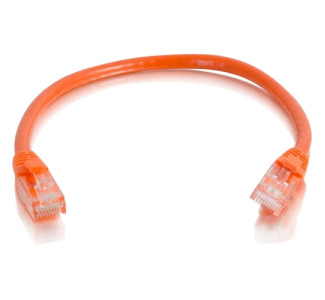 C2G 6in Cat5e Snagless Unshielded (UTP) Network Patch Cable - Orange