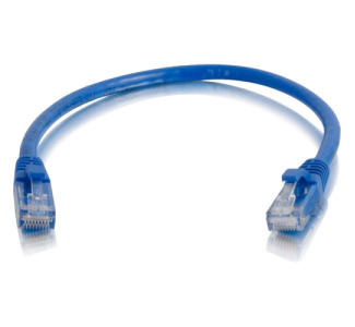 C2G 6in Cat6 Snagless Unshielded (UTP) Network Patch Cable - Blue