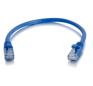 C2G 6in Cat5e Snagless Unshielded (UTP) Network Patch Cable - Blue