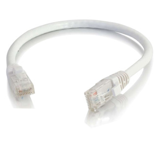 C2G 6in Cat6 Snagless Unshielded (UTP) Network Patch Cable - White