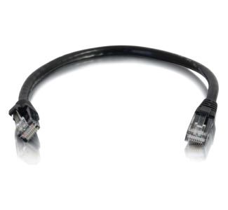 C2G 6in Cat6a Snagless Unshielded (UTP) Network Patch Cable - Black