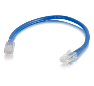 C2G 6in Cat6 Non-Booted Unshielded (UTP) Network Patch Cable - Blue