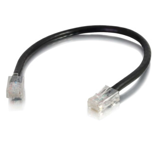 C2G 6in Cat5e Non-Booted Unshielded (UTP) Network Patch Cable - Black
