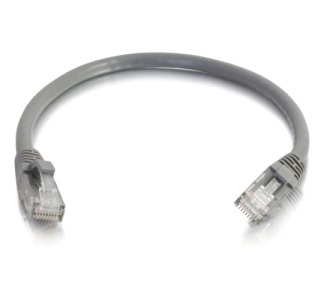 C2G 6in Cat6 Snagless Unshielded (UTP) Network Patch Cable - Gray