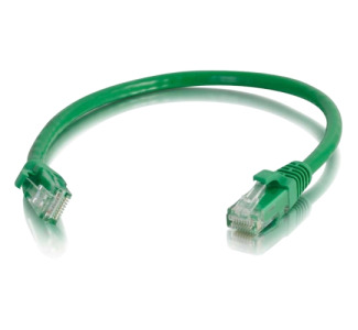 C2G 6in Cat5e Snagless Unshielded (UTP) Network Patch Cable - Green